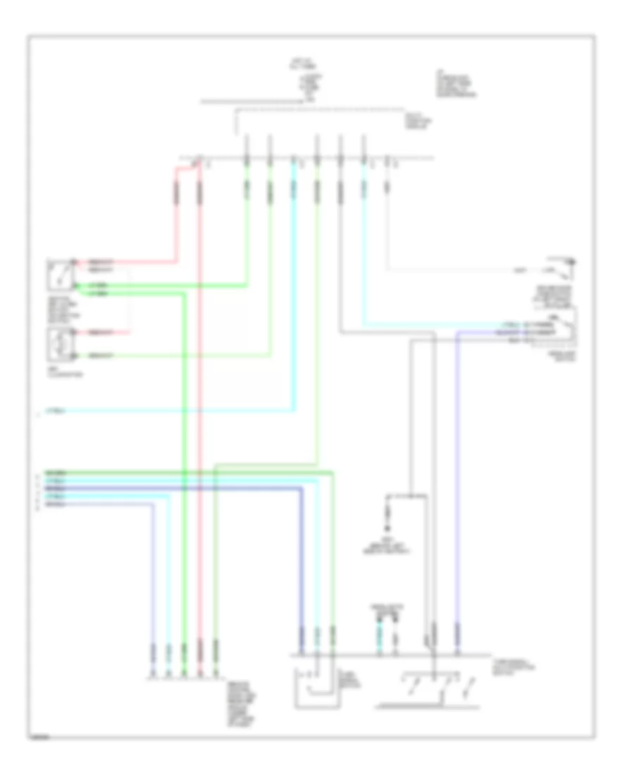 Exterior Lamps Wiring Diagram Notchback 3 of 3 for Chevrolet Aveo 2007