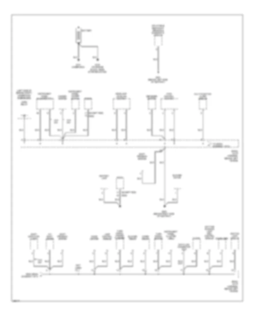 Ground Distribution Wiring Diagram Hatchback 1 of 3 for Chevrolet Aveo 2007