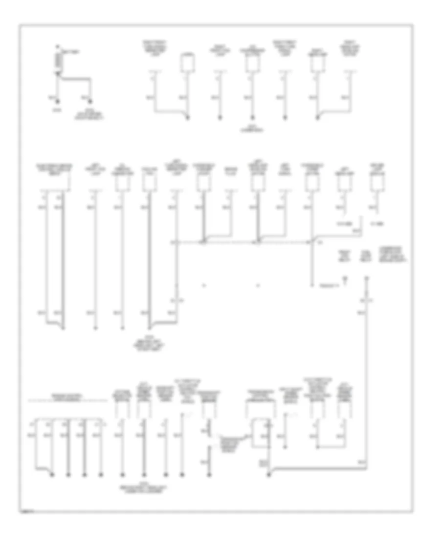 Ground Distribution Wiring Diagram Notchback 1 of 3 for Chevrolet Aveo 2007