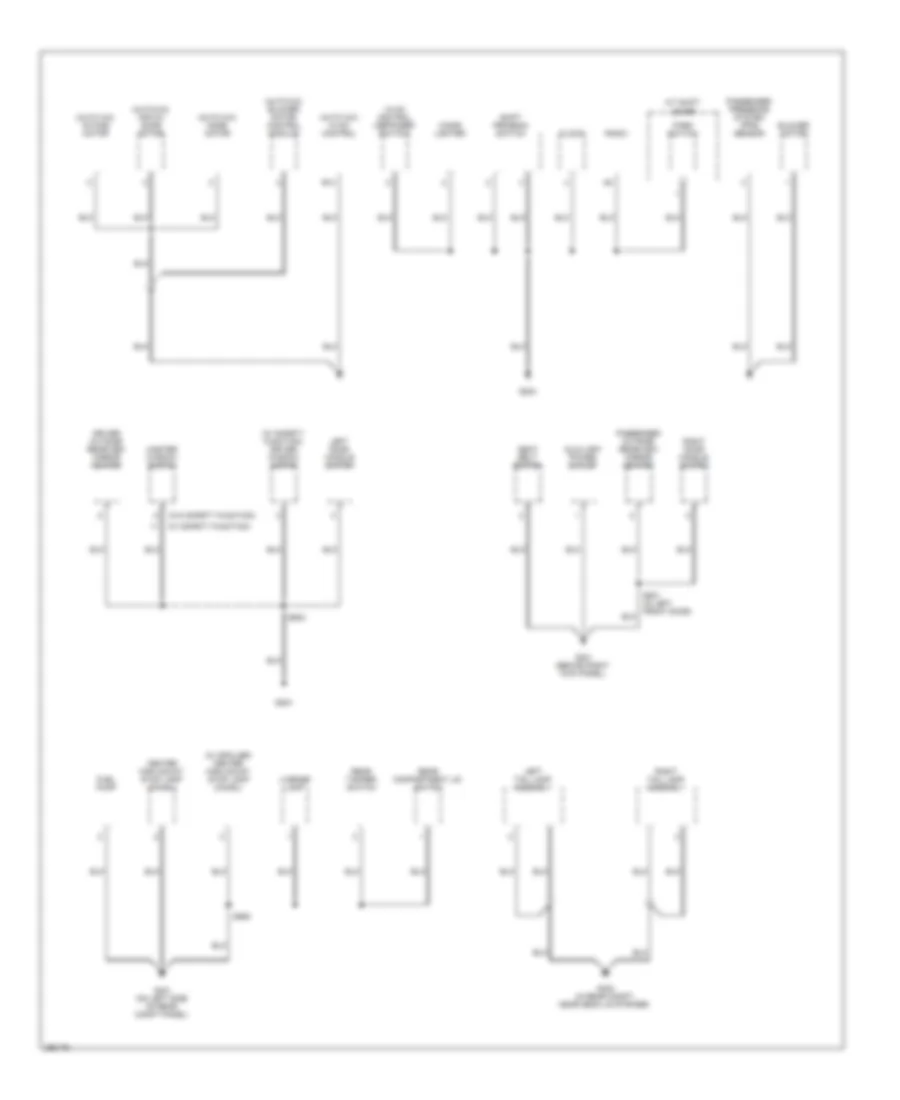 Ground Distribution Wiring Diagram, Notchback (3 of 3) for Chevrolet Aveo 2007