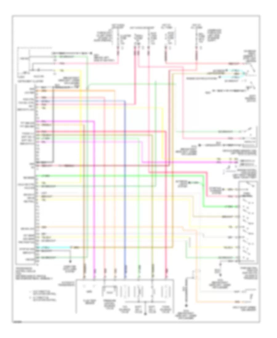 A T Wiring Diagram Notchback for Chevrolet Aveo 2007