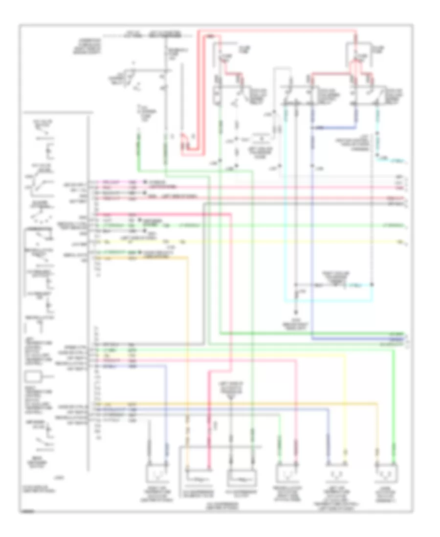 Manual AC Wiring Diagram, with Cooling Fan Jumper Harness (1 of 2) for Chevrolet Impala LS 2013