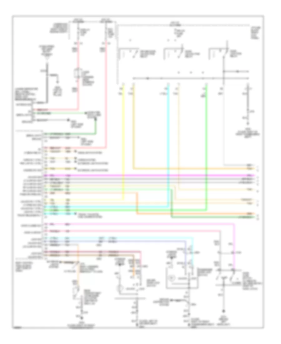 Forced Entry Wiring Diagram 1 of 2 for Chevrolet Impala LS 2013