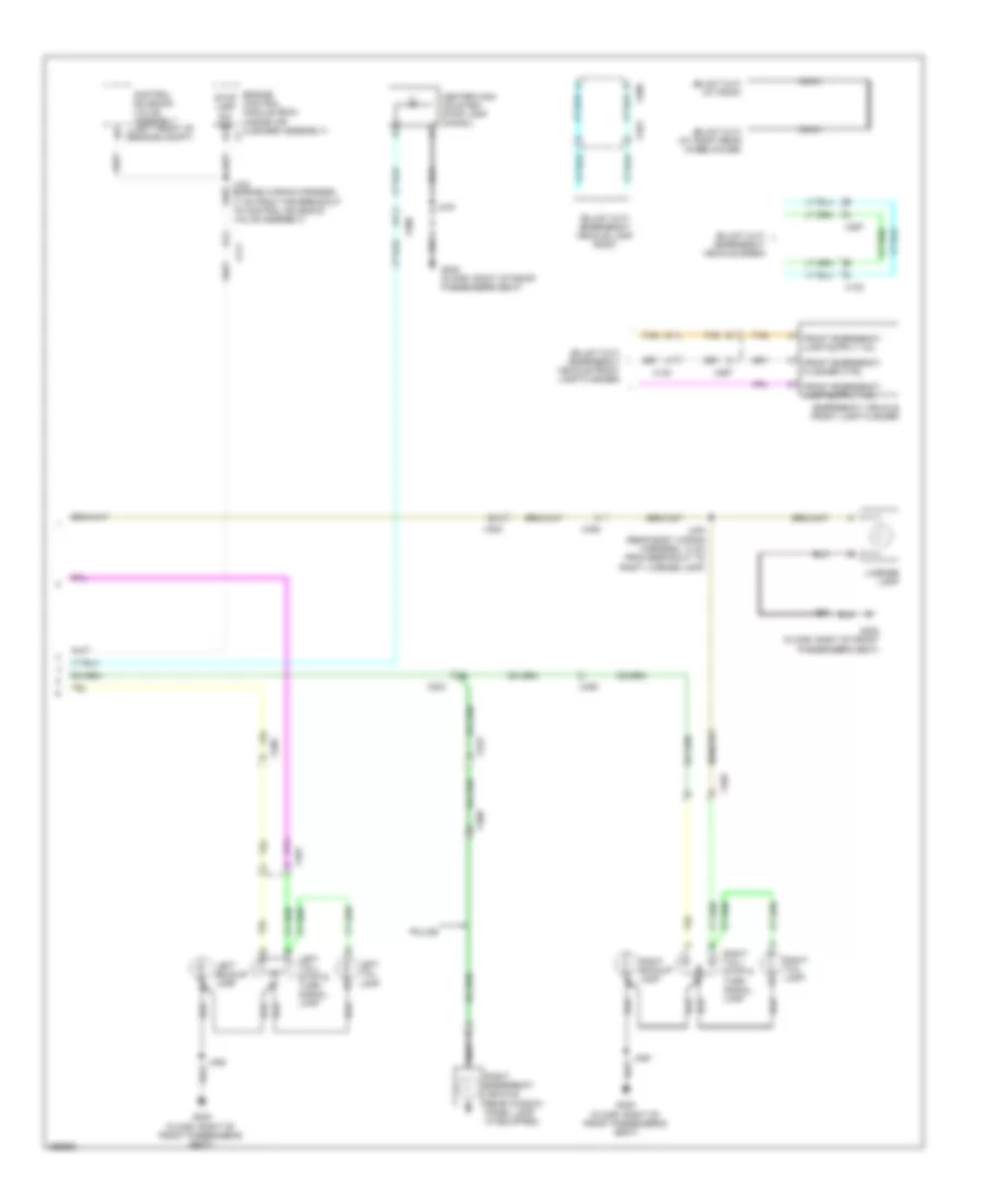 Exterior Lamps Wiring Diagram (2 of 2) for Chevrolet Impala LS 2013