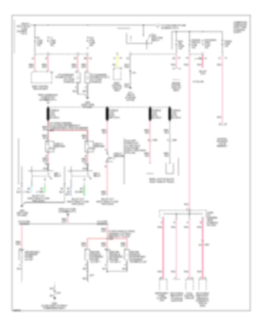 Power Distribution Wiring Diagram 2 of 4 for Chevrolet Impala LS 2013