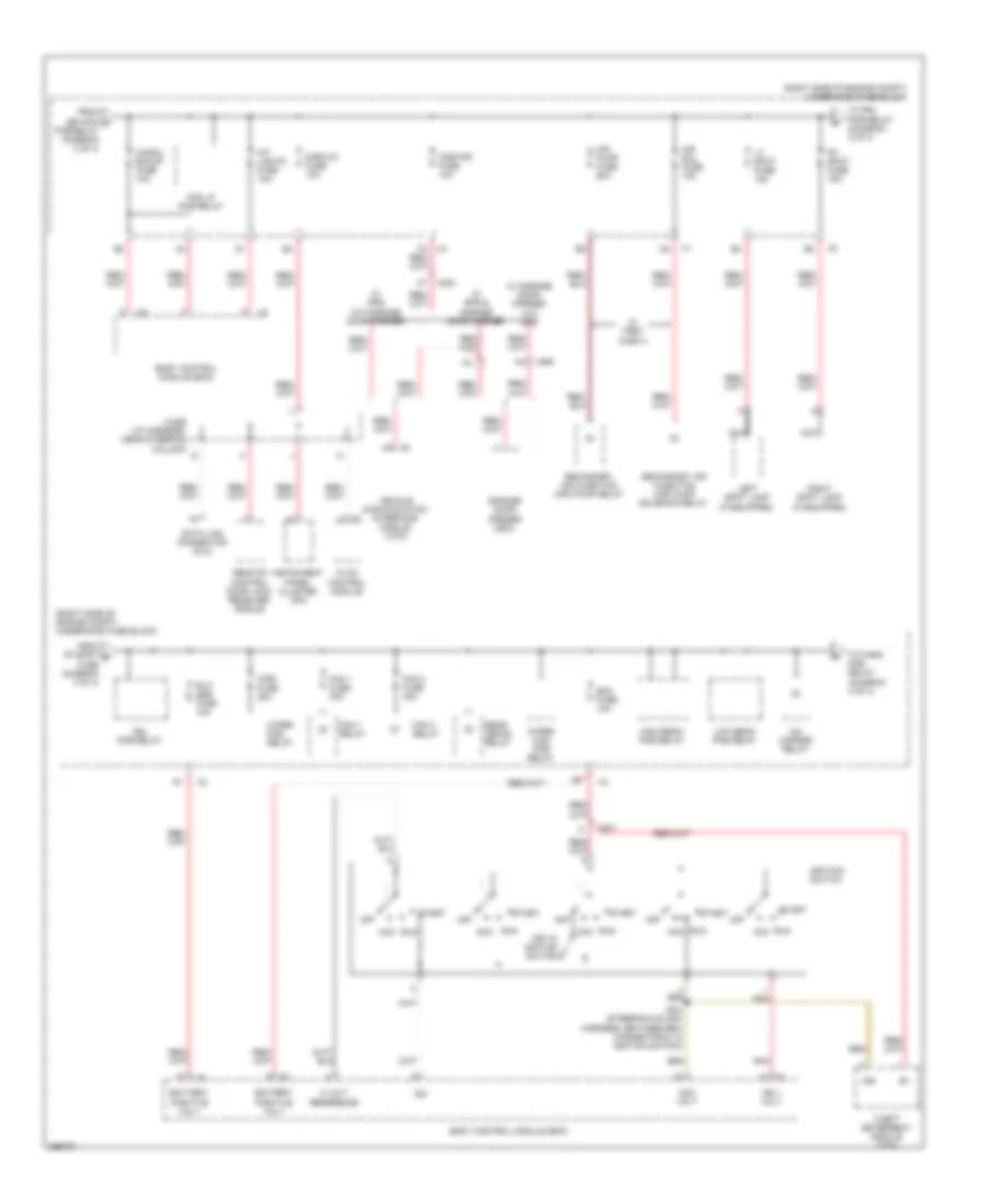 Power Distribution Wiring Diagram (3 of 4) for Chevrolet Impala LS 2013