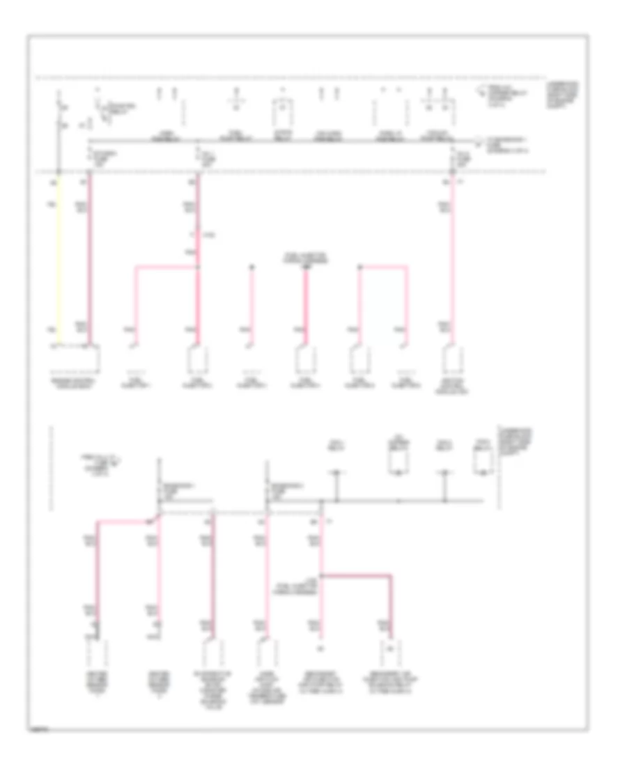 Power Distribution Wiring Diagram (4 of 4) for Chevrolet Impala LS 2013