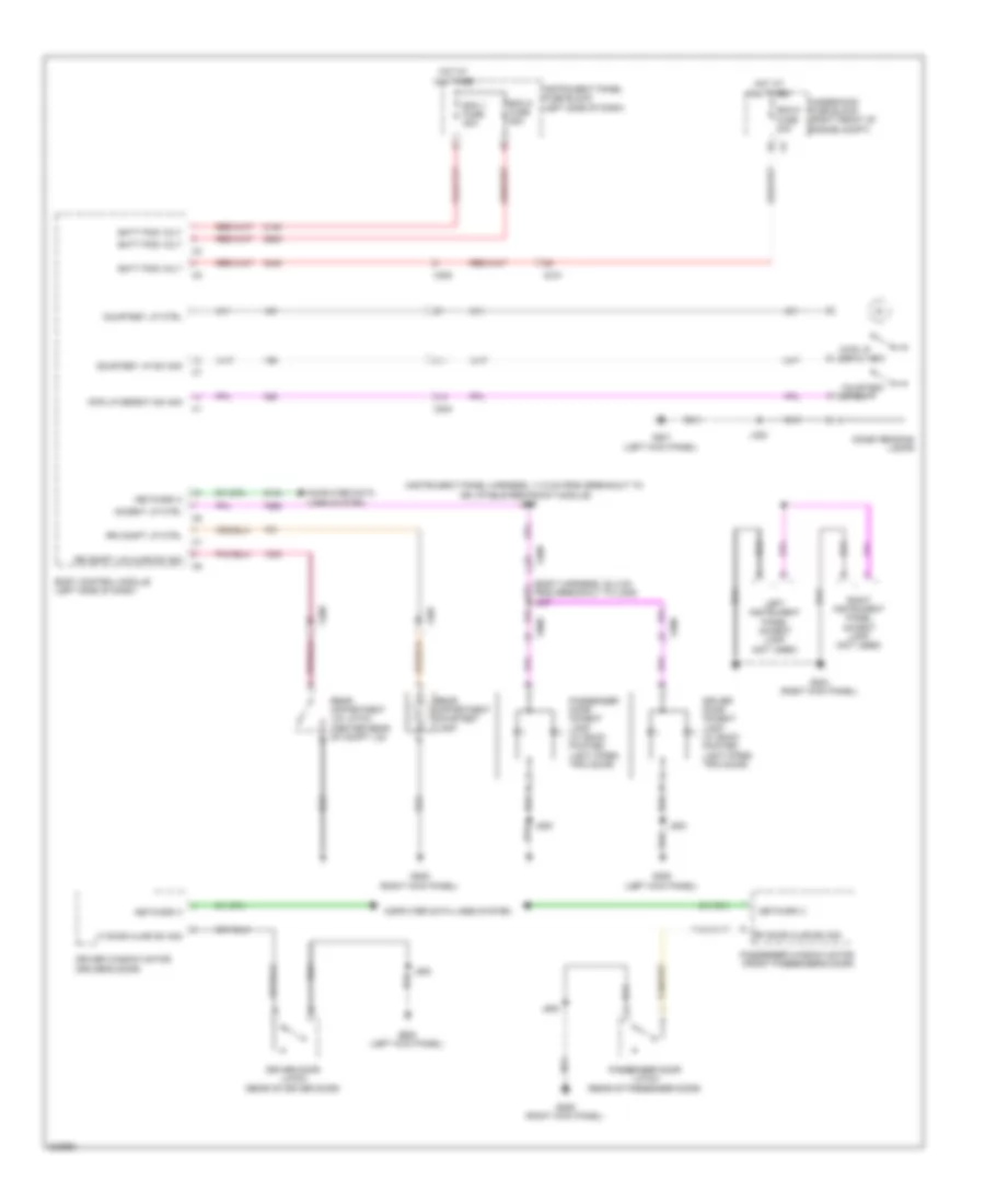 Courtesy Lamps Wiring Diagram for Chevrolet Camaro SS 2010