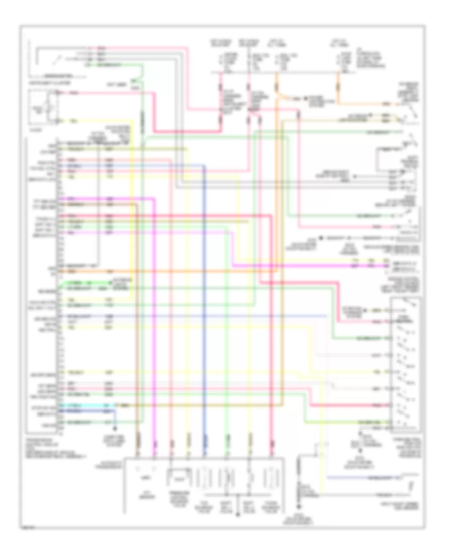 A T Wiring Diagram Hatchback for Chevrolet Aveo LS 2007