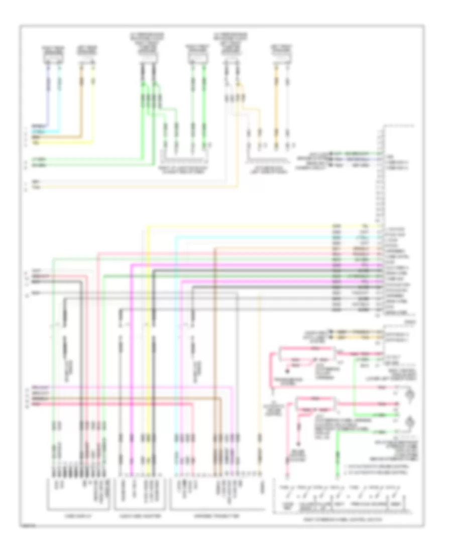 Radio Wiring Diagram, with Y91  without UQA (3 of 3) for Chevrolet Silverado 1500 2009