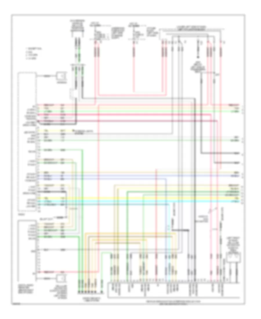 Radio Wiring Diagram without Y91  without UQA 1 of 3 for Chevrolet Silverado 2009 1500