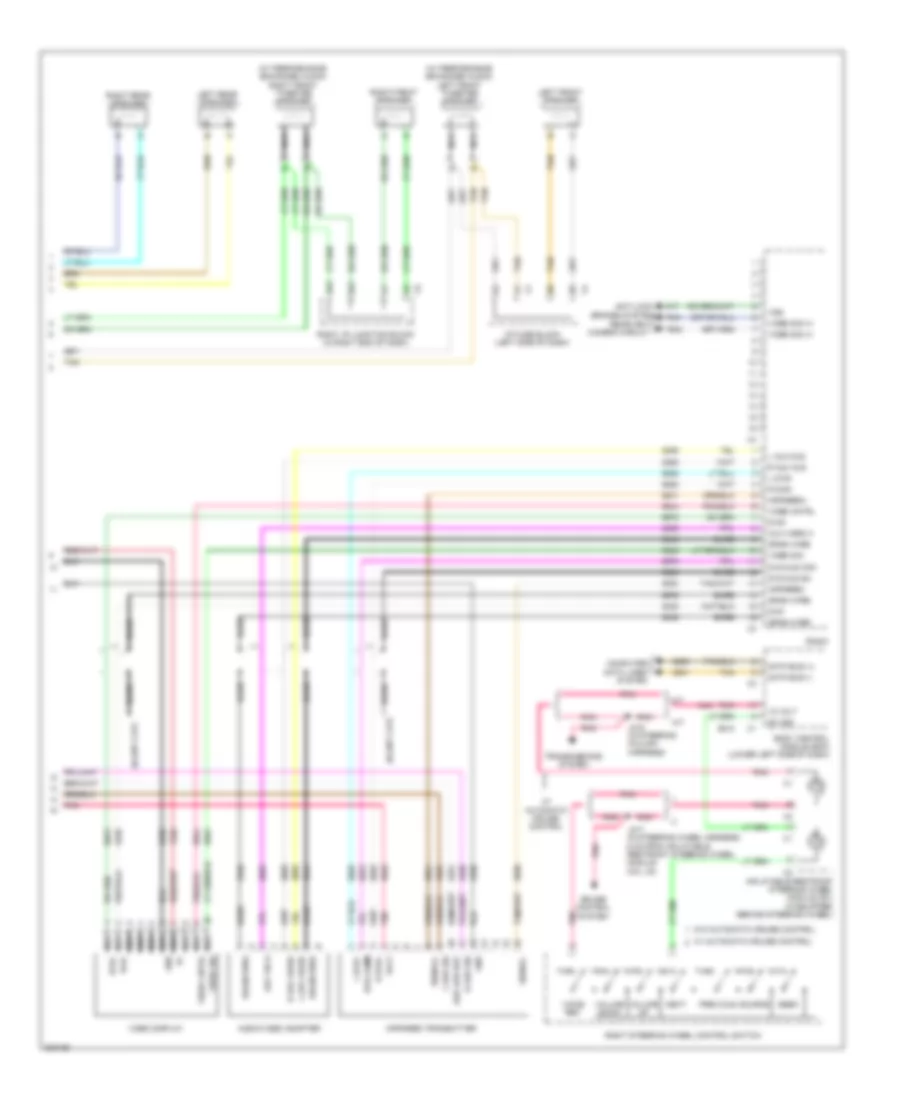 Radio Wiring Diagram, without Y91  without UQA (3 of 3) for Chevrolet Silverado 1500 2009