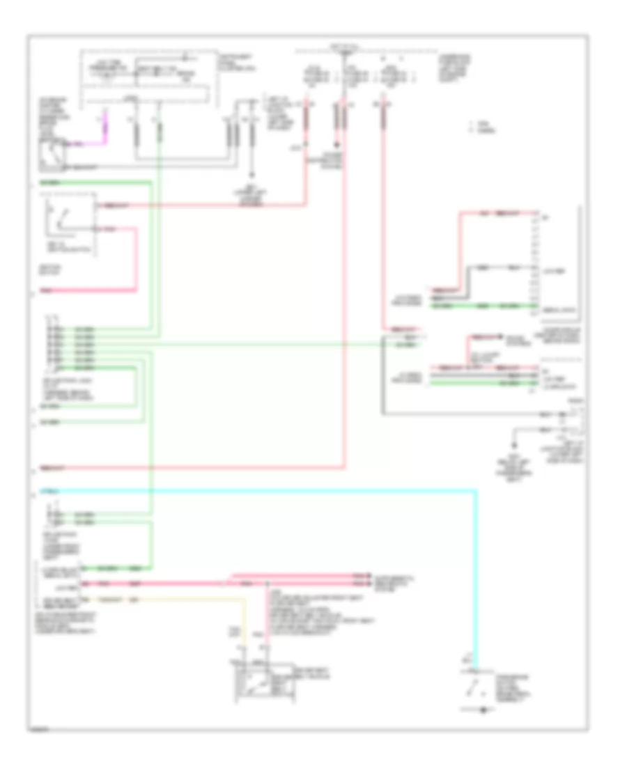Warning Systems Wiring Diagram, with AN3DL3 (2 of 2) for Chevrolet Silverado 1500 2009