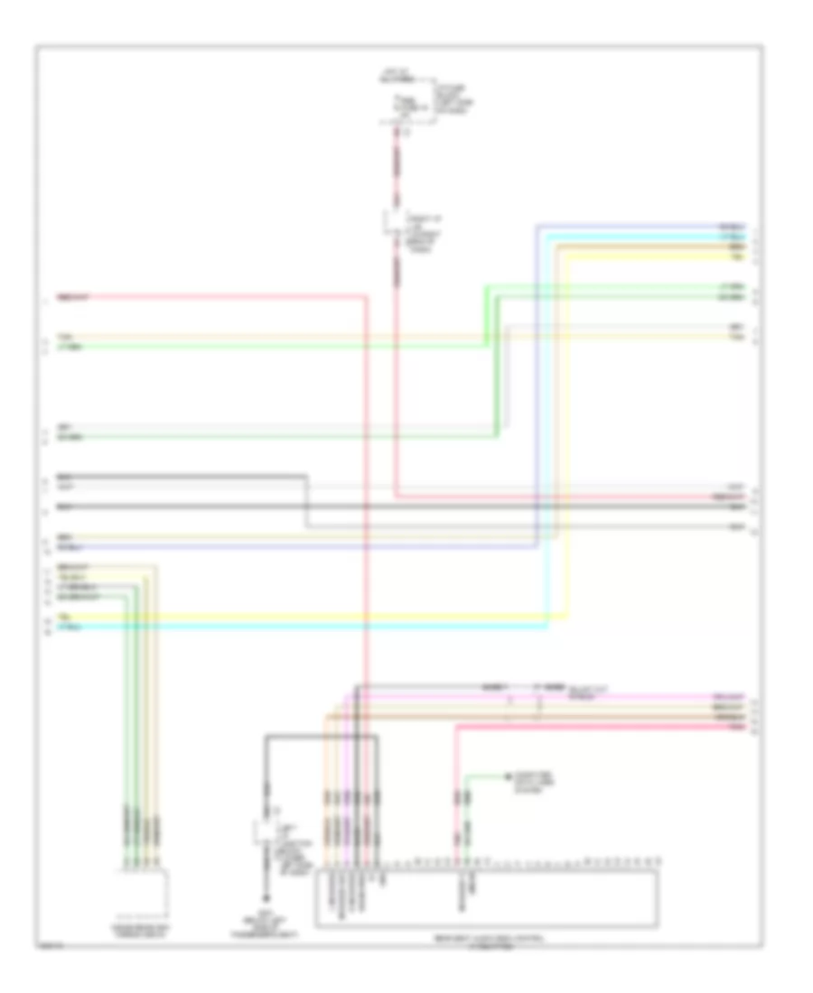 Navigation Wiring Diagram, with Y91  without UQA (2 of 3) for Chevrolet Silverado 1500 2009