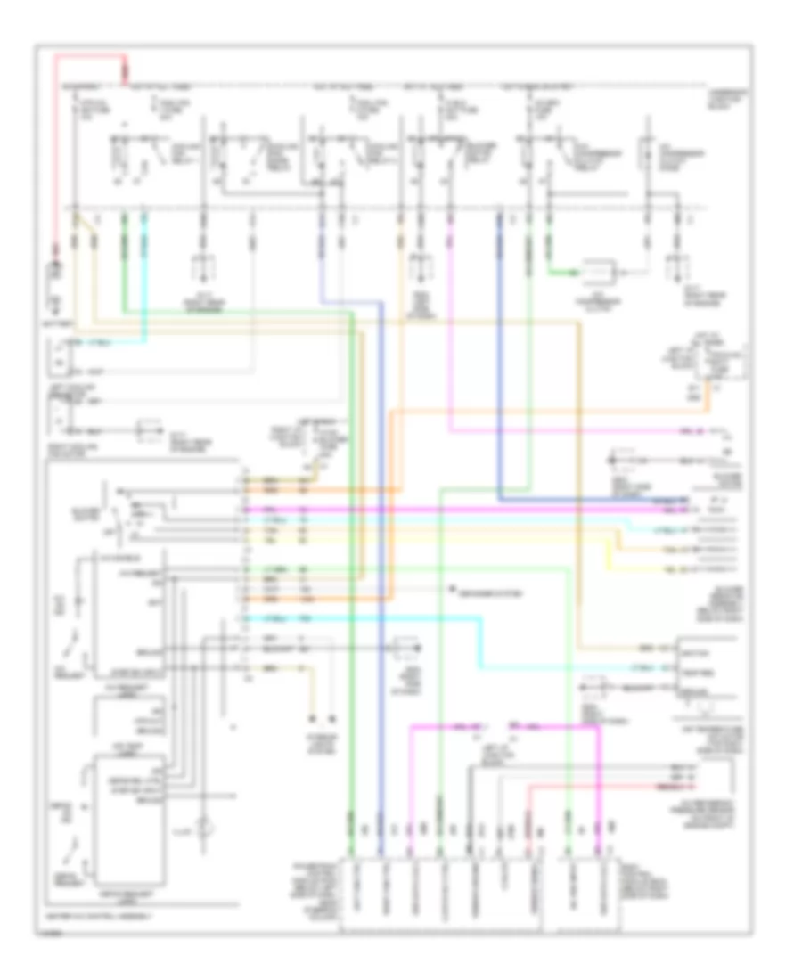 Manual A C Wiring Diagram for Chevrolet Malibu LS 2000