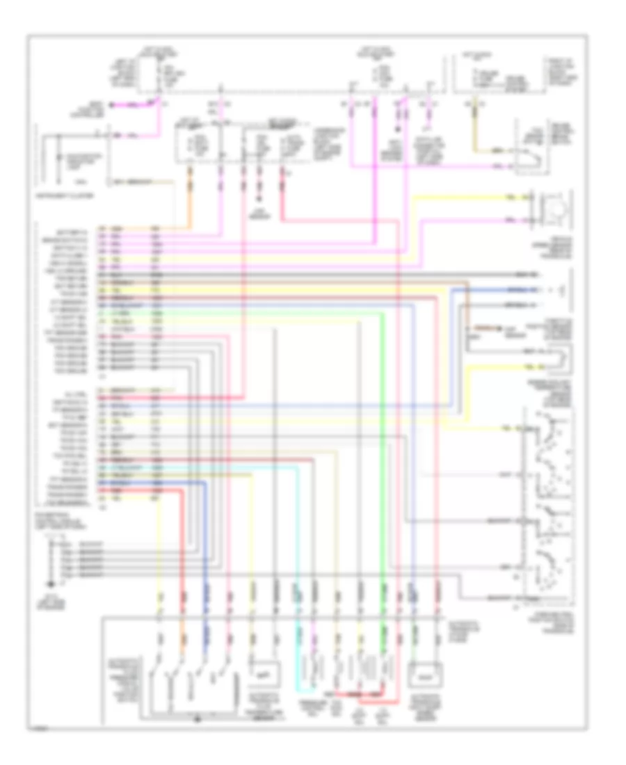 3 1L VIN J Transmission Wiring Diagram for Chevrolet Malibu LS 2000