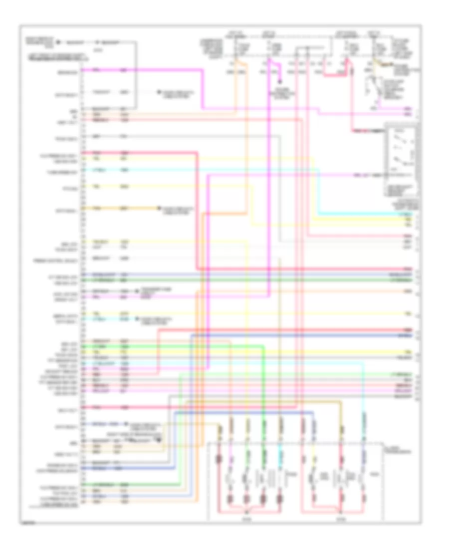 6 6L VIN D A T Wiring Diagram 1 of 2 for Chevrolet Cab  Chassis Silverado 2007 3500