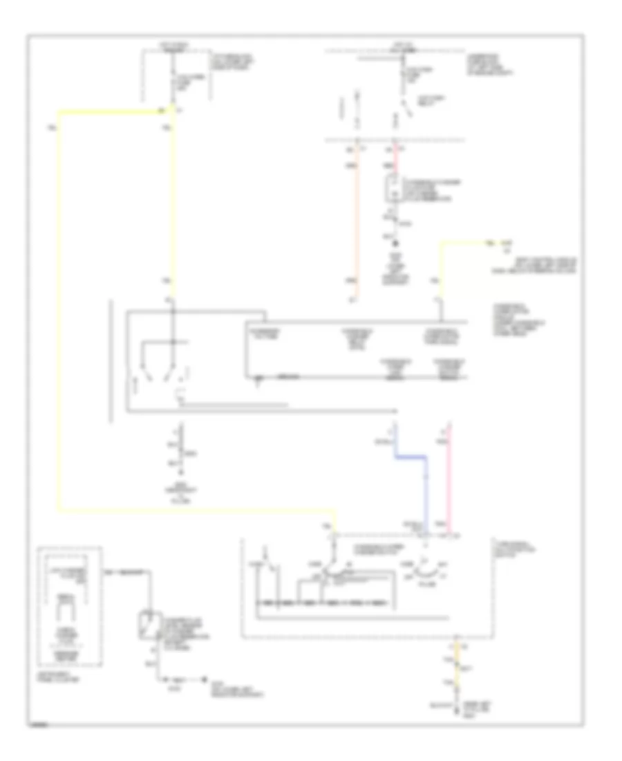 Электросхема стеклоочистителя, дворников и омывателя для Chevrolet Cab  amp; Chassis Silverado 3500 2007