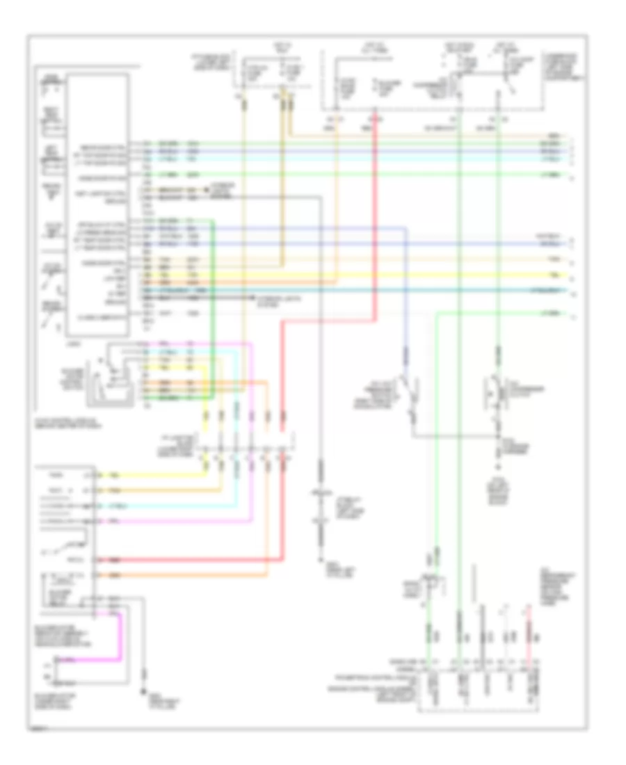 Manual AC Wiring Diagram (1 of 3) for Chevrolet Cab  Chassis Silverado 3500 2007