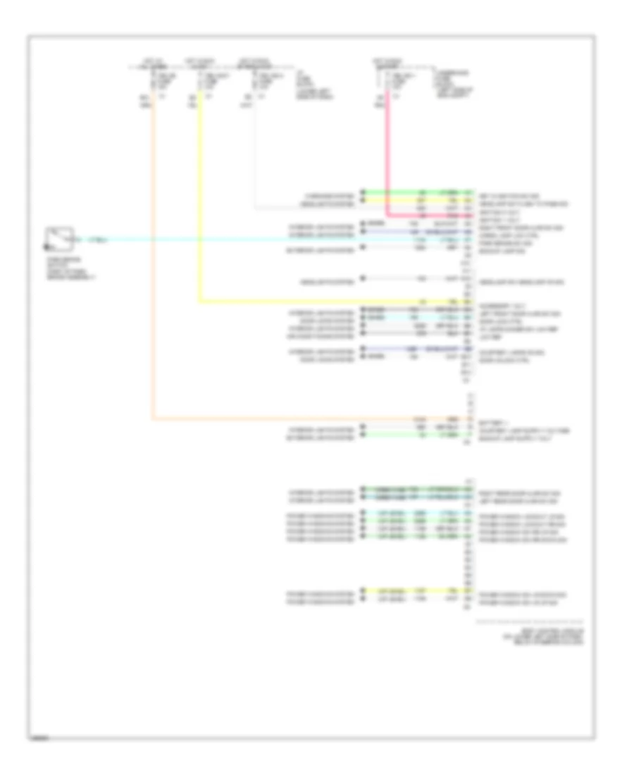 Body Control Modules Wiring Diagram (2 of 2) for Chevrolet Cab  Chassis Silverado 3500 2007