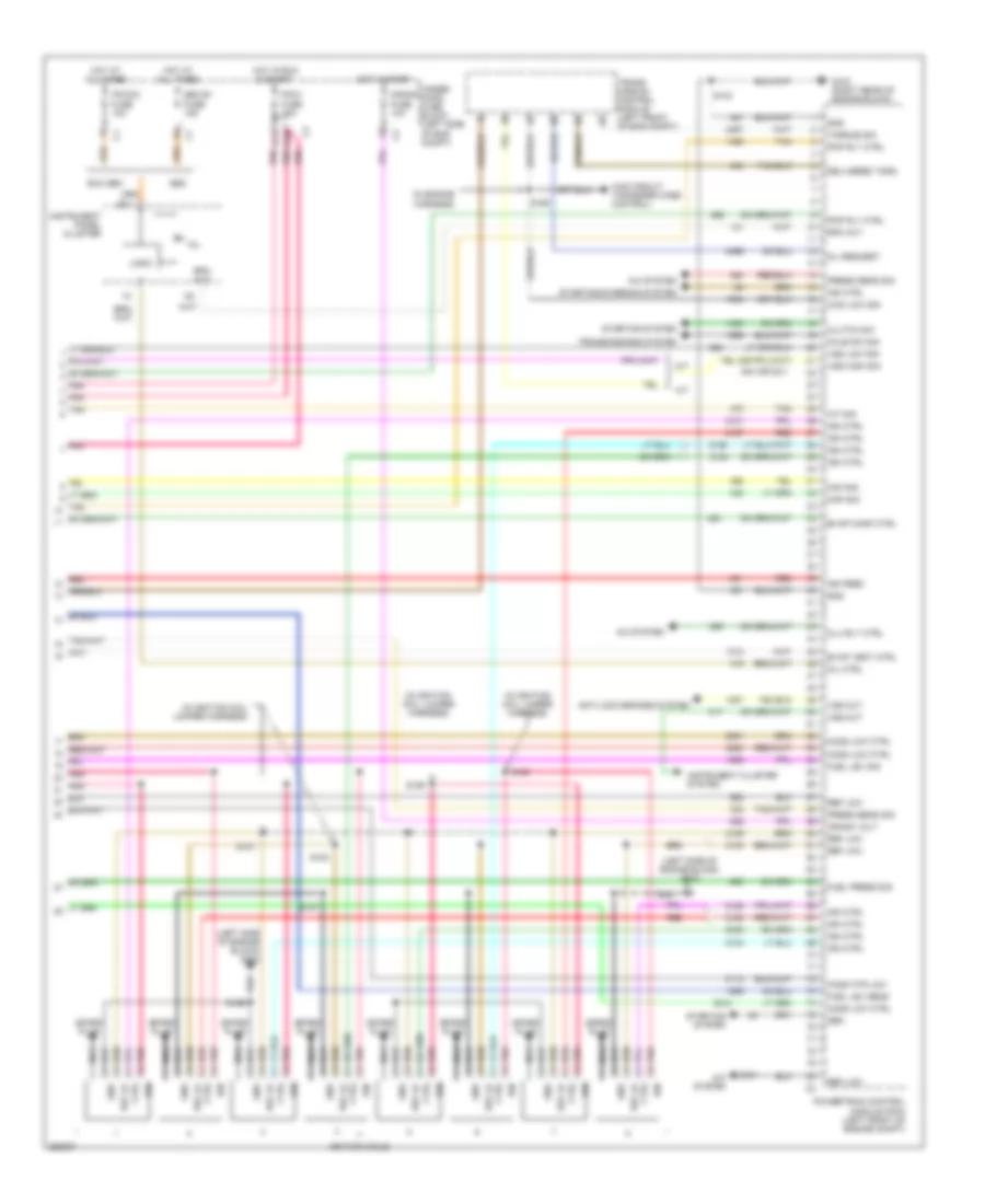 8 1L VIN G Engine Performance Wiring Diagram 5 of 5 for Chevrolet Cab  Chassis Silverado 2007 3500