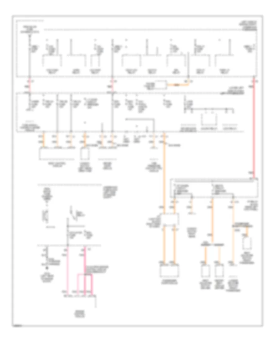 6.6L VIN 2, Power Distribution Wiring Diagram (3 of 5) for Chevrolet Cab  Chassis Silverado 3500 2007
