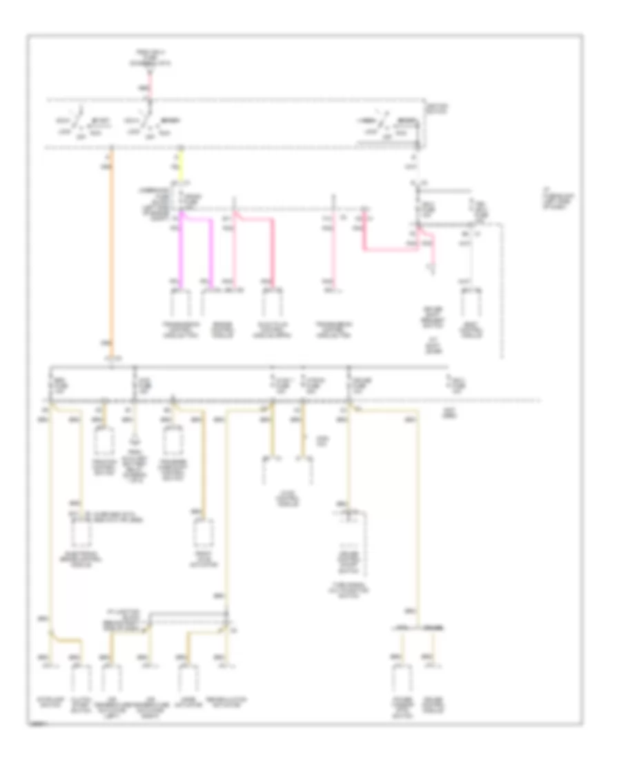 6 6L VIN D Power Distribution Wiring Diagram 4 of 5 for Chevrolet Cab  Chassis Silverado 2007 3500