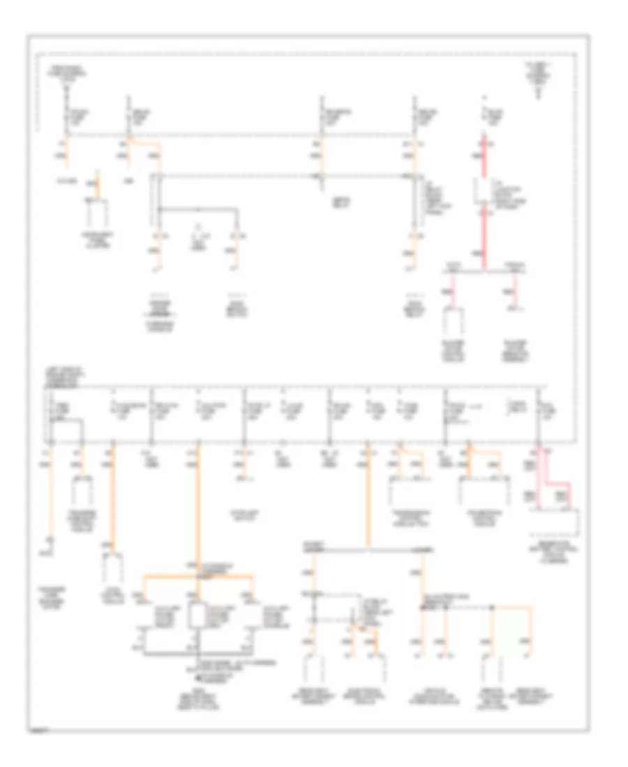 8.1L VIN G, Power Distribution Wiring Diagram (2 of 6) for Chevrolet Cab  Chassis Silverado 3500 2007