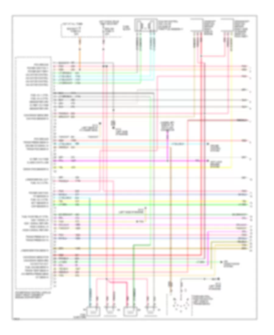 2 2L VIN 4 Engine Performance Wiring Diagrams 1 of 3 for Chevrolet S10 Pickup 1996