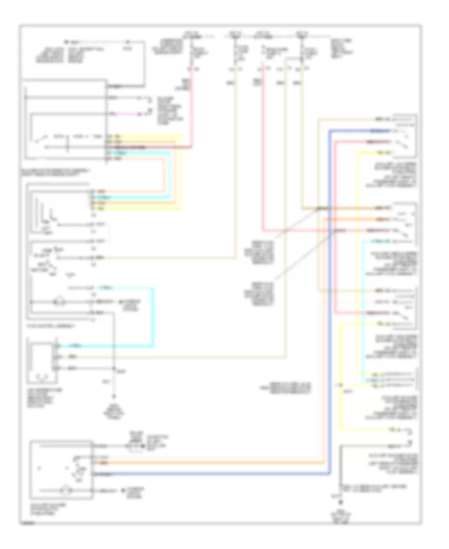 Heater Wiring Diagram for Chevrolet Chevy Express G2007 1500