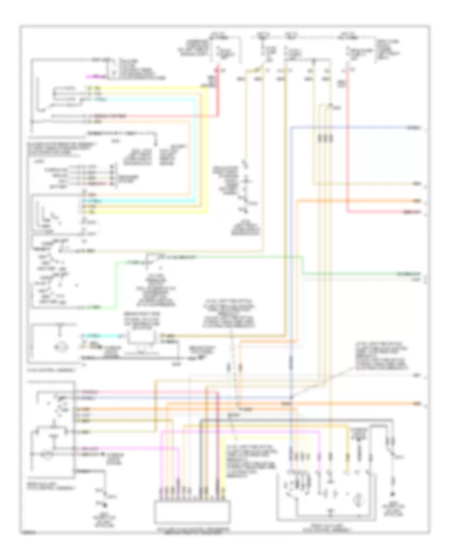 Manual A C Wiring Diagram Passenger Van 1 of 3 for Chevrolet Chevy Express G2007 1500