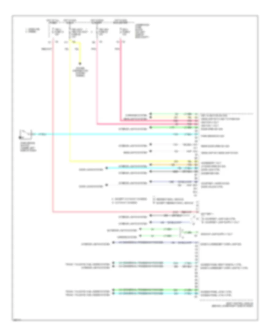 Body Control Modules Wiring Diagram 2 of 2 for Chevrolet Chevy Express G2007 1500