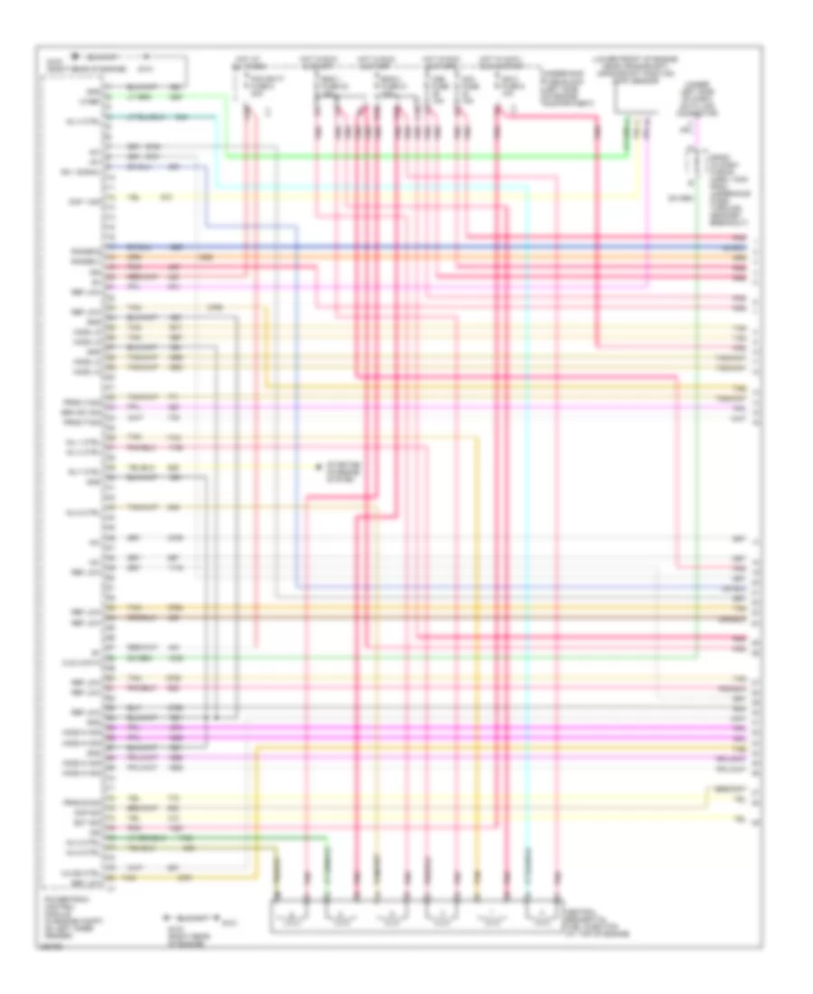 4 3L VIN X Engine Performance Wiring Diagram 1 of 5 for Chevrolet Chevy Express G2007 1500