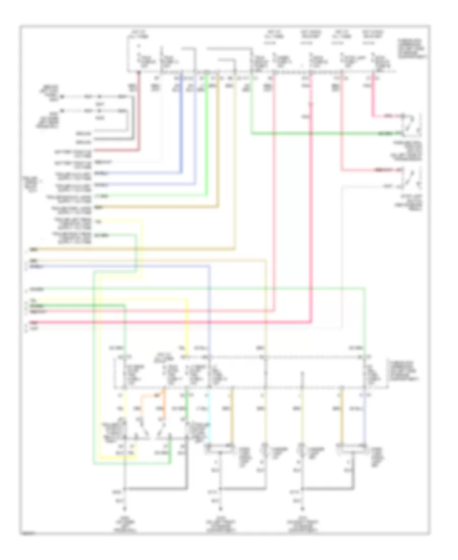 Exterior Lamps Wiring Diagram Except Cutaway 2 of 2 for Chevrolet Chevy Express G2007 1500