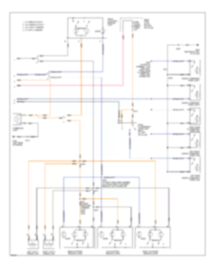 Courtesy Lamps Wiring Diagram without Upfitter Package 2 of 2 for Chevrolet Chevy Express G2007 1500