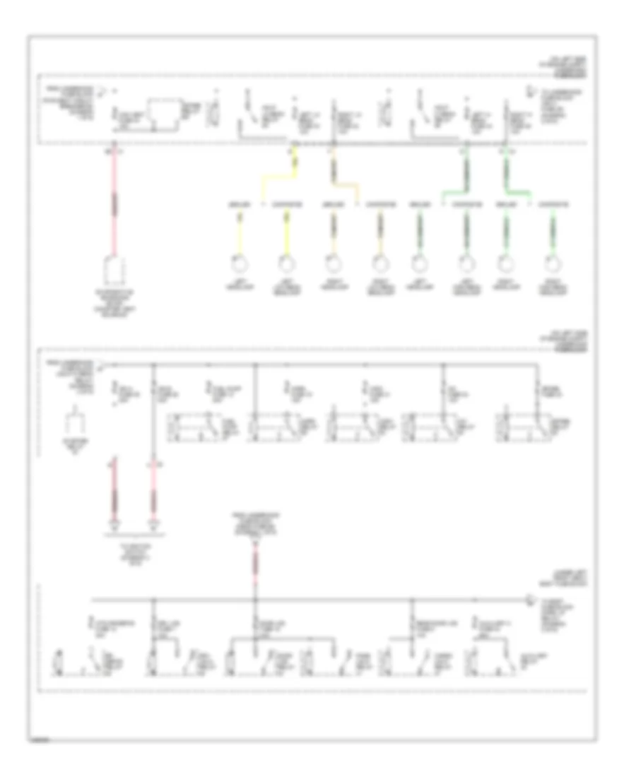 Power Distribution Wiring Diagram 2 of 6 for Chevrolet Chevy Express G2007 1500