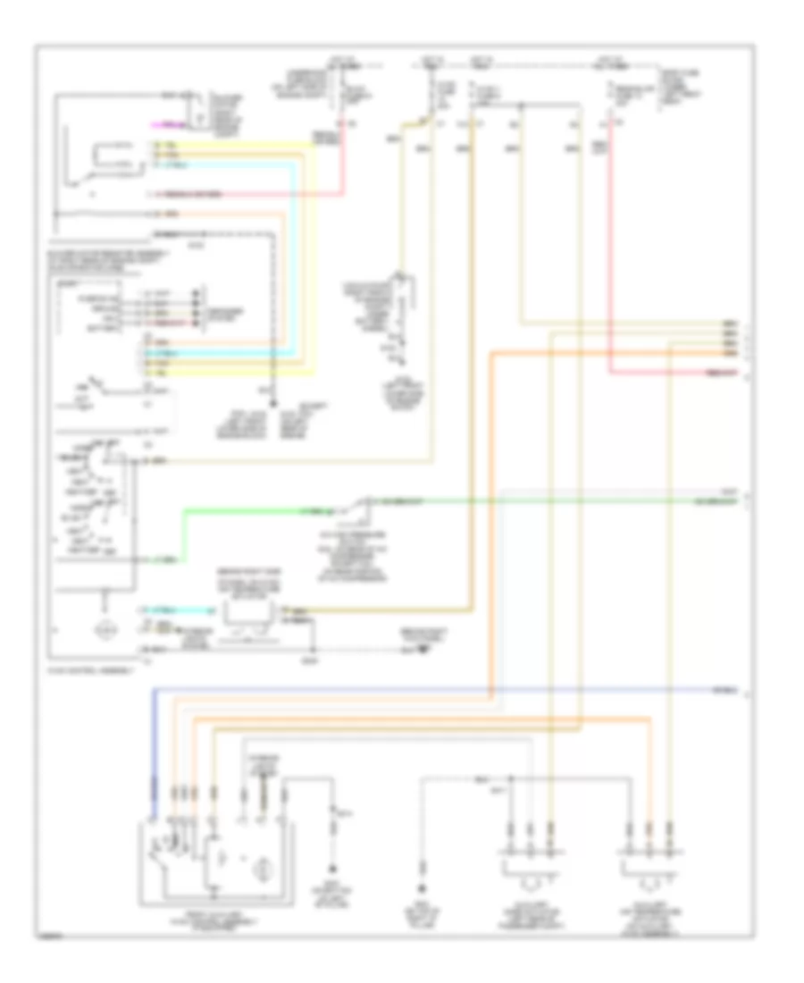 Manual AC Wiring Diagram, Cargo Van (1 of 3) for Chevrolet Chevy Express G2500 2007