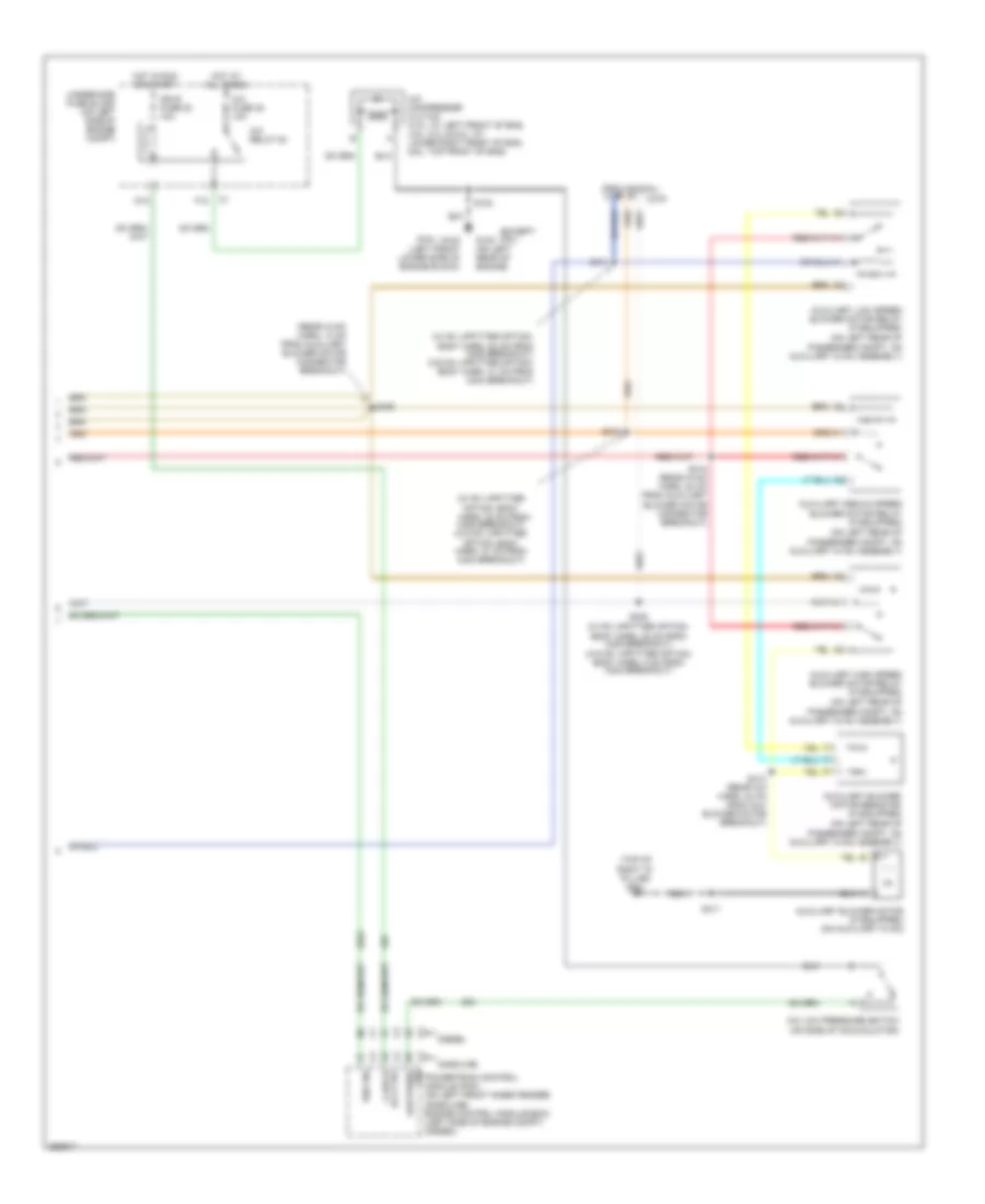 Manual AC Wiring Diagram, Cargo Van (2 of 3) for Chevrolet Chevy Express G2500 2007
