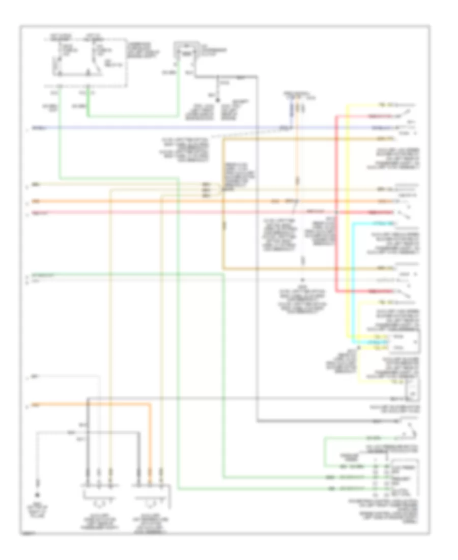 Manual AC Wiring Diagram, Passenger Van (2 of 3) for Chevrolet Chevy Express G2500 2007