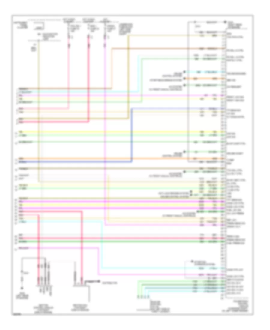 4.3L VIN X, Engine Performance Wiring Diagram (5 of 5) for Chevrolet Chevy Express G2500 2007