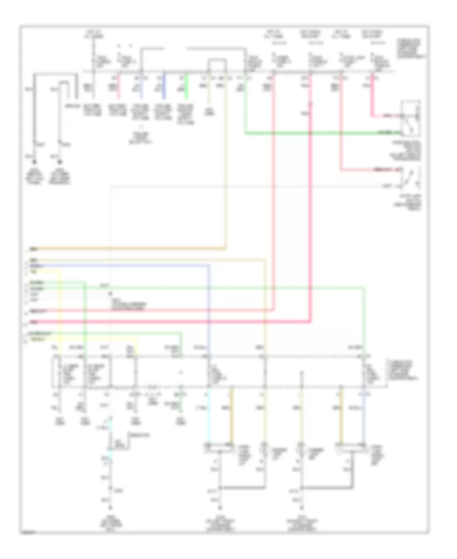 Exterior Lamps Wiring Diagram, Cutaway Chassis (2 of 2) for Chevrolet Chevy Express G2500 2007
