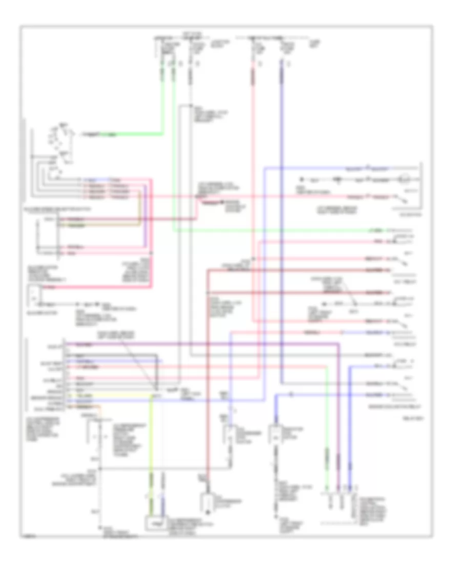 Manual AC Wiring Diagram for Chevrolet Metro LSi 2000