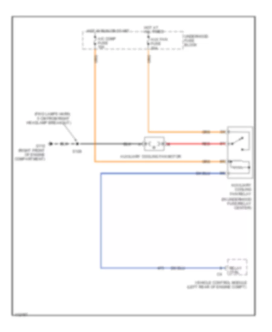 Cooling Fan Wiring Diagram for Chevrolet Tahoe 1999