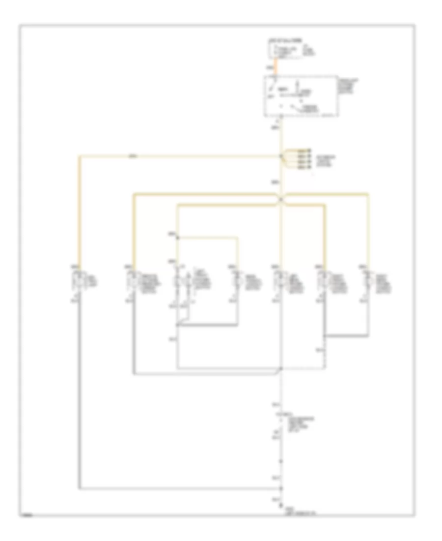 Instrument Illumination Wiring Diagram 2 of 2 for Chevrolet Suburban C1996 1500