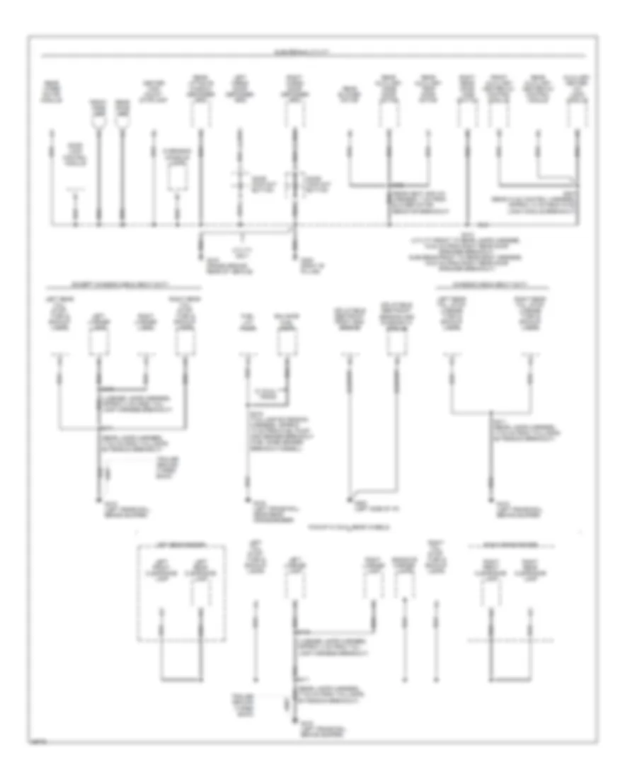 Ground Distribution Wiring Diagram 4 of 5 for Chevrolet Pickup C1997 1500