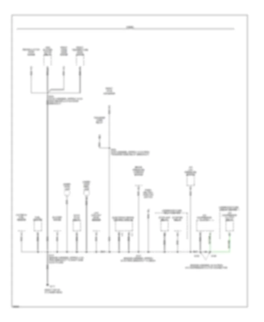 Ground Distribution Wiring Diagram (5 of 5) for Chevrolet Pickup C1500 1997