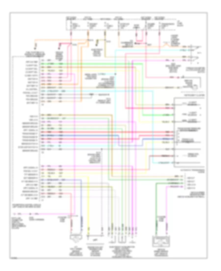 6 5L VIN Y Transmission Wiring Diagram with Electronic Engine Controls for Chevrolet Forward Control P12 1998