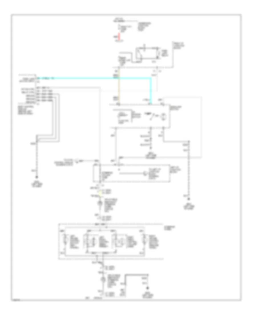 Instrument Illumination Wiring Diagram (1 of 2) for Chevrolet Monte Carlo SS 2000