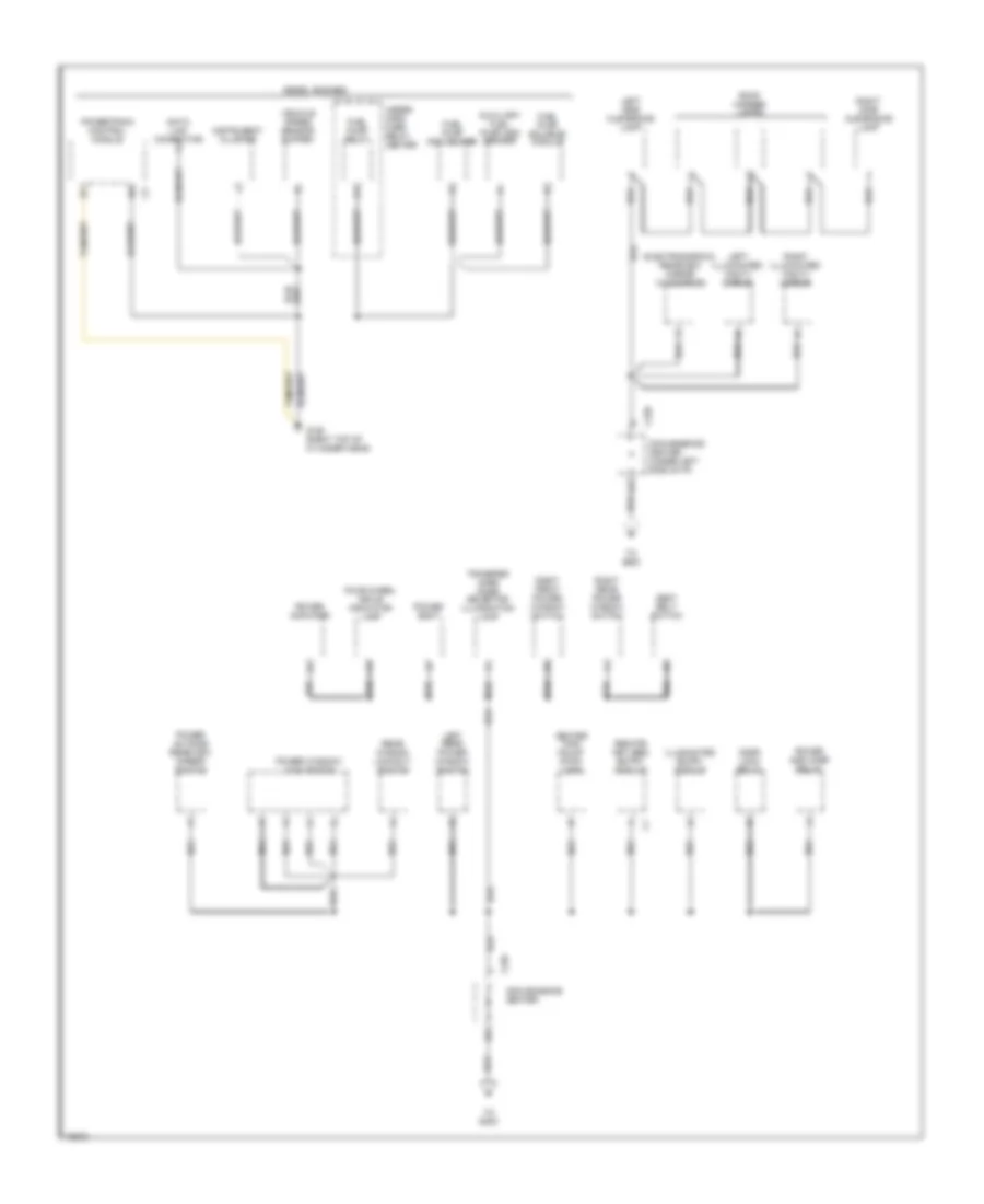 Ground Distribution Wiring Diagram 3 of 4 for Chevrolet Suburban K1996 1500
