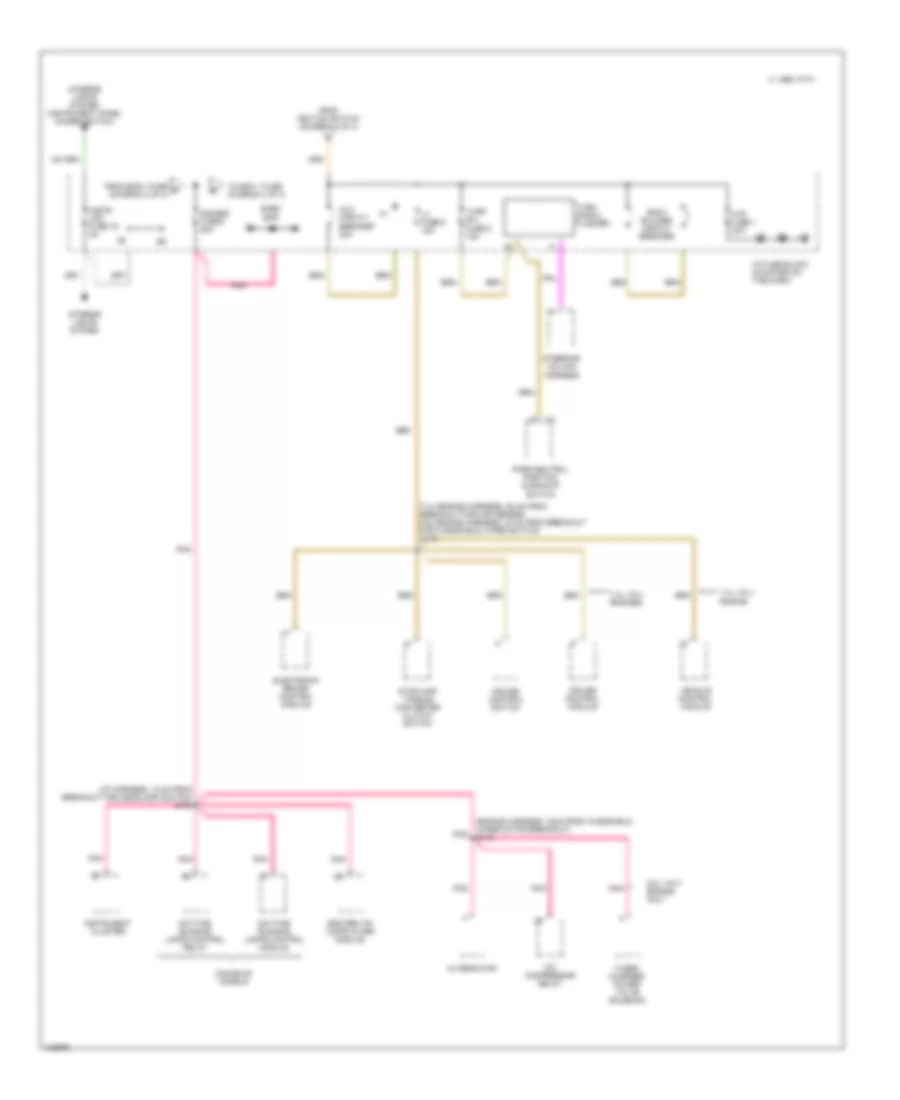 Power Distribution Wiring Diagram, Motor Home Chassis (4 of 4) for Chevrolet Forward Control P30 1998
